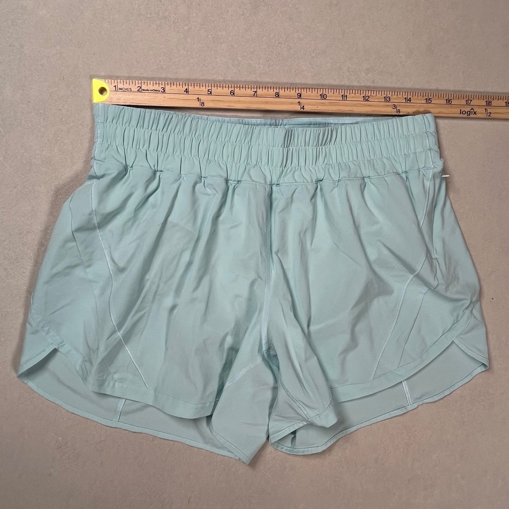 Lululemon Track That 5" Short Women  12 Blue Glow Lined Running Athletic Sporty - Picture 5 of 7